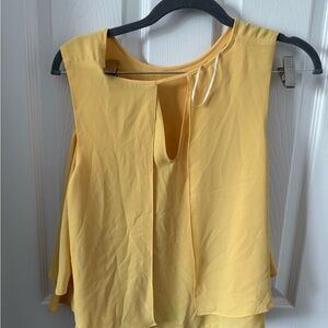 Yellow Sleeveless Women's Top